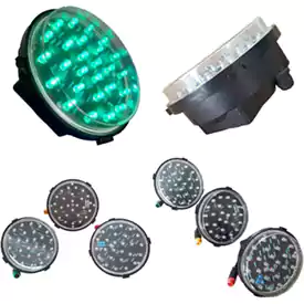 Módulo LED amarillo de reparación de semáforo de 4 pulgadas (100 mm)