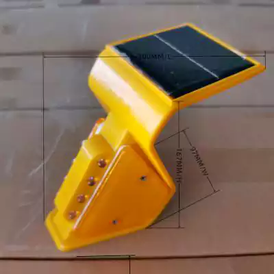 Sistema de luz secuencial de l&aacute;mparas de advertencia de peligro en la carretera con flash solar de 5 mm LED